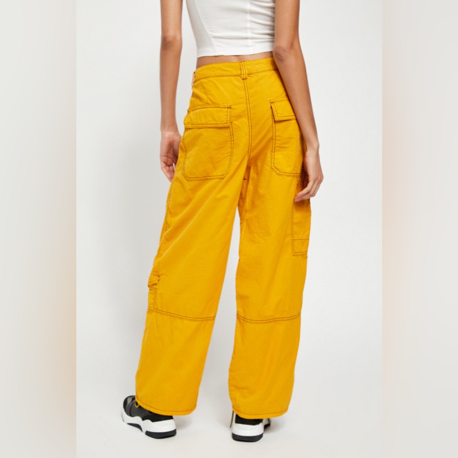 Free People Calendula Wide Leg Cargo Pants